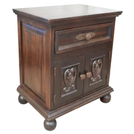 Buro-con-cajon-puertas-con-paneles-decorativos-y-tiradores-metalicos1