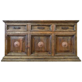 credenza-rústica-de-madera-oscura-y-detalles-de-cobre