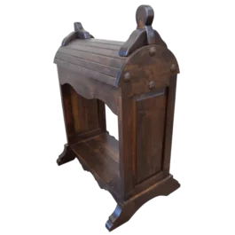 Soporte de silla de montar de madera estilo antiguo - CORRIENTE02C