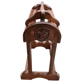 soporte-para-silla-de-montar-personalizado-con-estrella-de-texas-y-lazo-tallado-a-mano